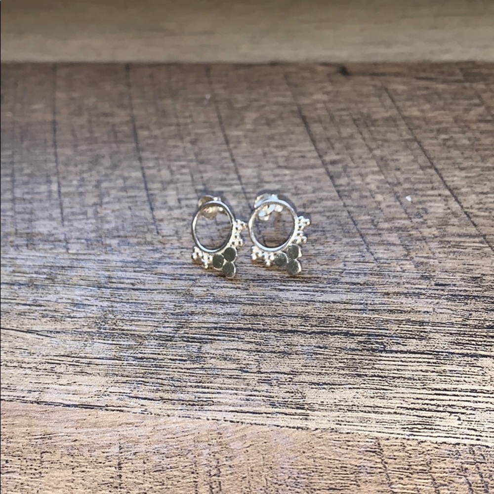 Silver earrings